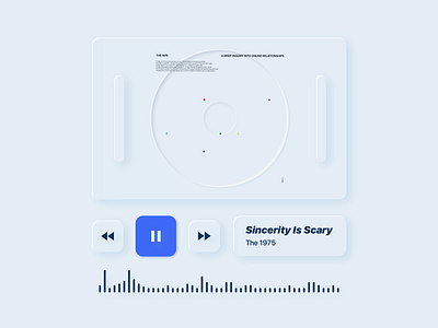 neumorphism player neumorphism ui userinterface ux