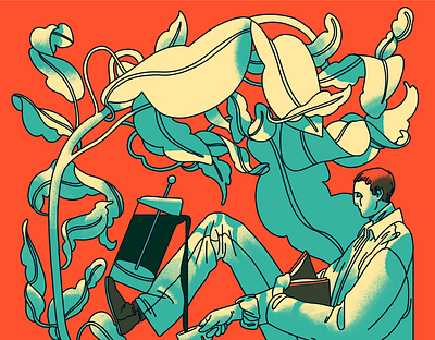 Cornfield cuppa album cover coffee coffee break curation digital art digital artist drawing editorial illustration fika illustration music playlist