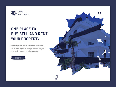 Real Estate UI banner design branding buy design logo lotus photoshop property realestate sell ui uidesign webdesignagency webdesigner website website design