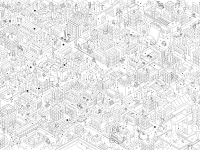 Isometric city branding city flat illustration illustrator isometric isometric art isometric illustration isometry logo ui vector