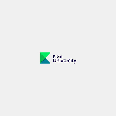 kiem university || Modern Logo Design branding design icon illustration lettering logo logo. logotype minimal modern logo