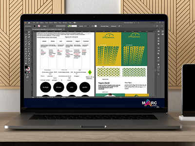 Client's Logo and brand identity design in progress logodesign brandidentity