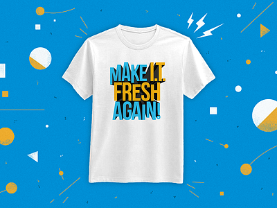 T-shirt design for Freshservice t shirt t shirt design t shirt illustration t shirt mockup text t shirt tshirt art tshirts type typogaphy typographic typographic t shirt typography art typography design