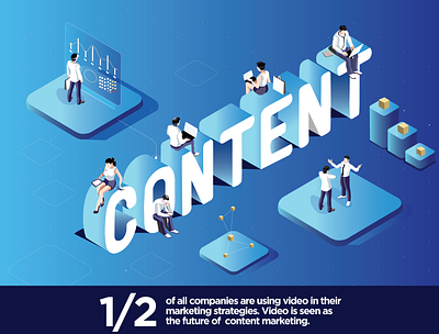 CONTENT IS KING branding design flat illustration ui ux vector