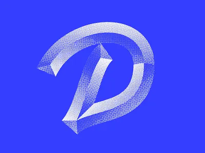 More Bevels 36 days of type 36days adobe 36daysoftype 36daysoftype07 baseball blue halftone halftone texture icon icon design lettering lettermark logo logo design logotype script script lettering texture typography