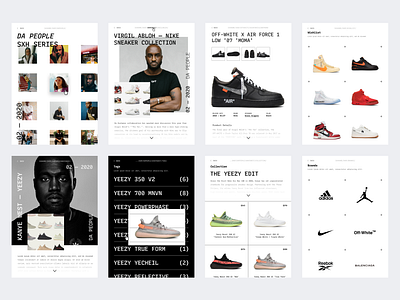 Web UI - Sneakers store Website app clean colors design exploration mobile product responsive type ui ui ux ux web website