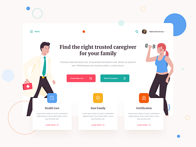 Job Finder app design icons illustration ui ux web