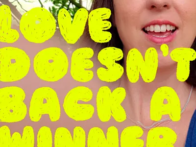 Love doesn't back a winner grace gratitude growth hope lettering love love unconditionally starting over