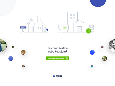 Indigo - Illustrations app design flat illustration landing page ui ux vector website