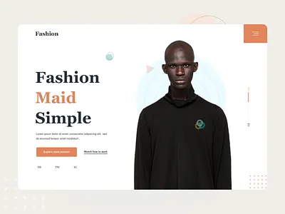 Fashion Header Concept! 2k20 agency black and white branding clothing clothing brand concept creative ecommerce entrepreneur fashion header kshuvon landing page minimal shop typography ui ux web website