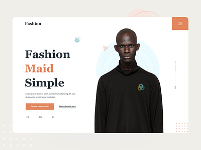 Fashion Header Concept! 2k20 agency black and white branding clothing clothing brand concept creative ecommerce entrepreneur fashion header kshuvon landing page minimal shop typography ui ux web website