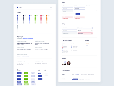 Indigo - Branding & Product Design branding colors forms handoff inputs logo manual styleguide