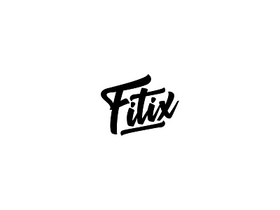 Fitix Daily Logo Design Challenge Day 15 black brand brand design branding creative custom dailylogo dailylogochallenge day 15 fitix guideline identity lettering logo logodesign logodesigners logotype