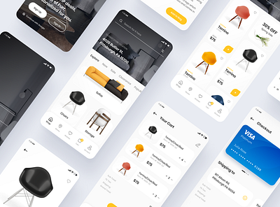 furniture ecommerce ui kit app design ecommerce furniture furniture app furniture store ui ux