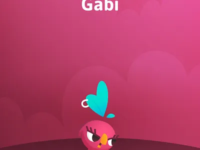 Gabi Cute Party bird character cute army cute party cutie game pink