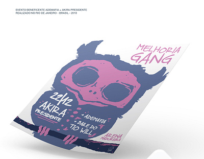 MELHORIA GANG design event events illustration music poster design