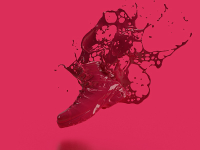 Splash! 3d adobedimension boot render splash