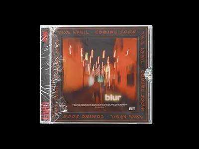 BLUR CD COVER /// CONTRAST album art album cover album cover design art direction blurred concept design design minimal vector