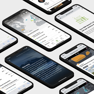 DNA Story - iOS app design ux