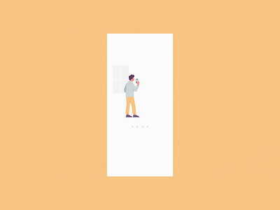 App Onboarding animation aftereffects app branding illustration minimal ui design ux vector