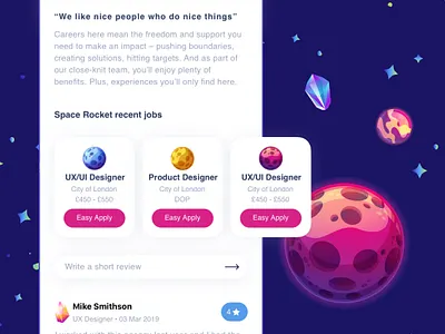 Job Bay - Company ID - Related Roles cms component cv ecommerce job jobsearch product product design recruitment review reviewapp ui ux