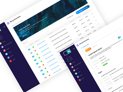 Dashboard UI Concept blue dashboard dashboard ui minimalist promotion