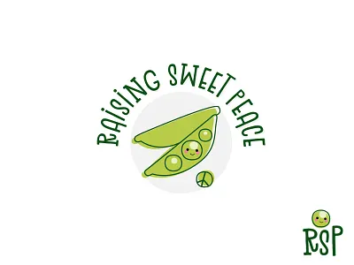 Raising Sweet Peace child logo kids logo