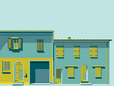 Montepulciano House adobeillustration adobeillustrator architectureart architectureillustration buildingillustration colourpalette colourscheme digitalart digitalillustration exteriordesign exteriorhouseillustration flatillustration houseart houseillustration italianhouse montepulciano montepulcianoitaly vectorhouse vectorillustration yellowandteal