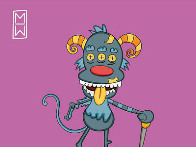 Hector.the_hell_storyteller 🔥😈🔥 cartoons characters colors dog fun funky hell story work