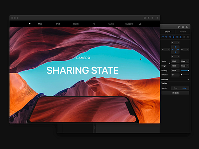 Apple Search in Framer X apple framer framer x product design prototyping ui ux web design