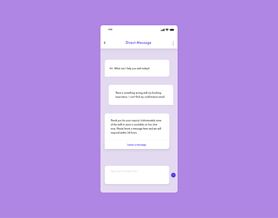 Daily UI #013 direct message dailyui design ui