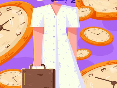 time app design illustration ui