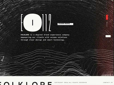 FOLKLORE Website branding design graphic design type typography ui ux web