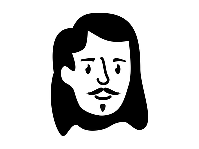 Notion Avatar avatar black and white icon illustration notion