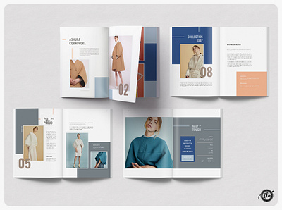 MUTYARA Fashion Lookbook a4 size advertising branding ebook editorial fashion indesign layout layout design lookbook lookbook design magazine minimal layout minimalist print design professional template design templates