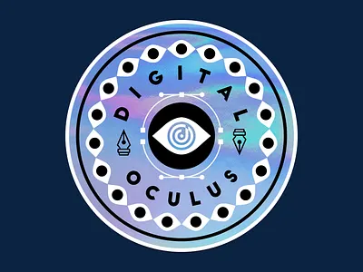 Digital Oculus sticker