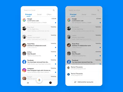 Gmail - Concept app concept design design app uiuxdesign userexperience