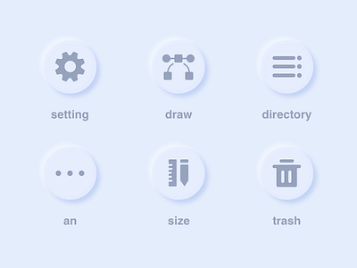 Neumorphism-icon @daily ui icon illustration liamhodnett liar logo neumorphism sketch ui