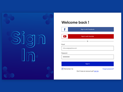 Sign In Screen design sign in screen uiux
