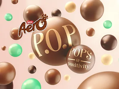 Aero Bubbles 3d chocolate design digital nestle