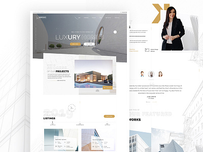 Arch. architecture design landing page web web page webdesig website