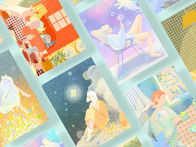 illustration summary of the week illustration typography