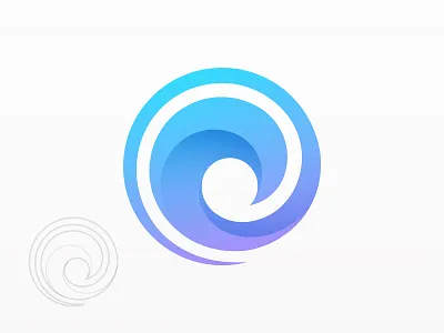 Circle beach brand brand design branding clean logo curve gradient logo graphic design identity logo logo design logo designer logo vector mark modern logo ocean simple logo symbol water wave