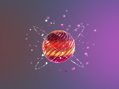 Abstract Render 3d rendering abstract after effects background bg c4d cinema 4d complex shape redshift render shape ui ui bg