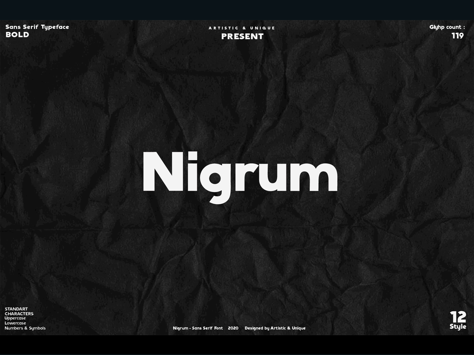 Nigrum - Sans Serif Font Family alphabet branding creative market design design element designer font font design font family graphic design graphic designer identity branding identity design sans serif sans serif fonts sans serif typeface type design typeface typography typography art