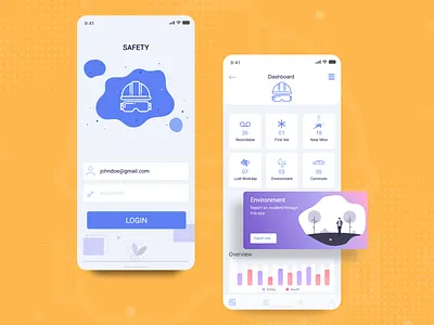 Safety Measurement App !!!!! activity app app design design environment design environmental health illustraion mobile app mobile app design safety ui ui ux