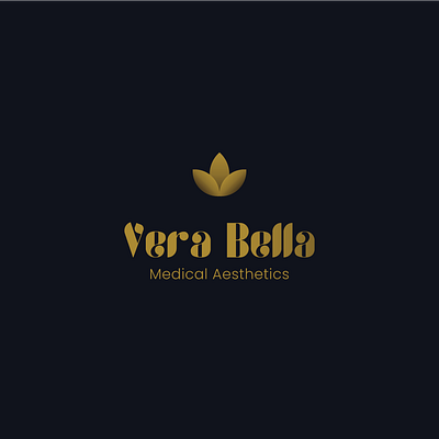 VERA BELLA asthetics beauty salon brand identity branding flat identity identity design illustration illustrator logo logo design medical minimal minimalist logo design spa vector