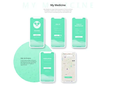 Mobile App - MyMedicine app app design black design medic medical medical app medicine medicine app mobile mobile app mobile app design mobile design register register form registration registration form shadow ui ux