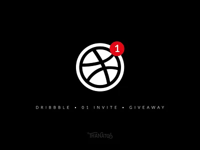 1 Dribbble Invite Giveaway!! dribbble invitation dribbble invite dribbble invites prospects invite thanatos digital agency web agency