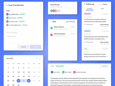 SAAS for Health Accounting - Microinterations accounting animation chat dashboard health insurance invite medicaid medicare microinteraction productivity ui